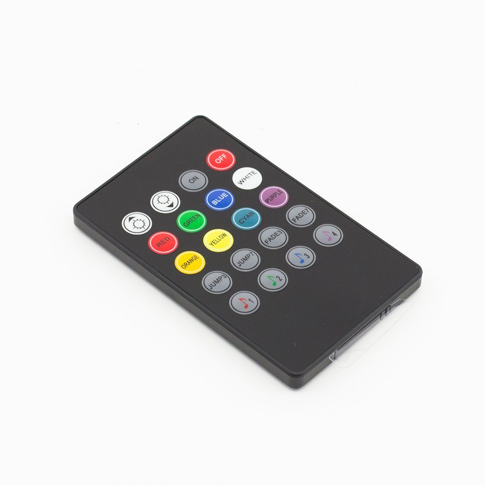 DC12/24V 2A3CH Max 72W LED Music Controller With 20keys RF Remote control For 3528 5050 Color Change LED Light Strips or Modules DC12/24V 2A3CH Max 72W LED Music Controller With 20keys RF Remote control For 3528 5050 Color Change LED Light Strips or Modules